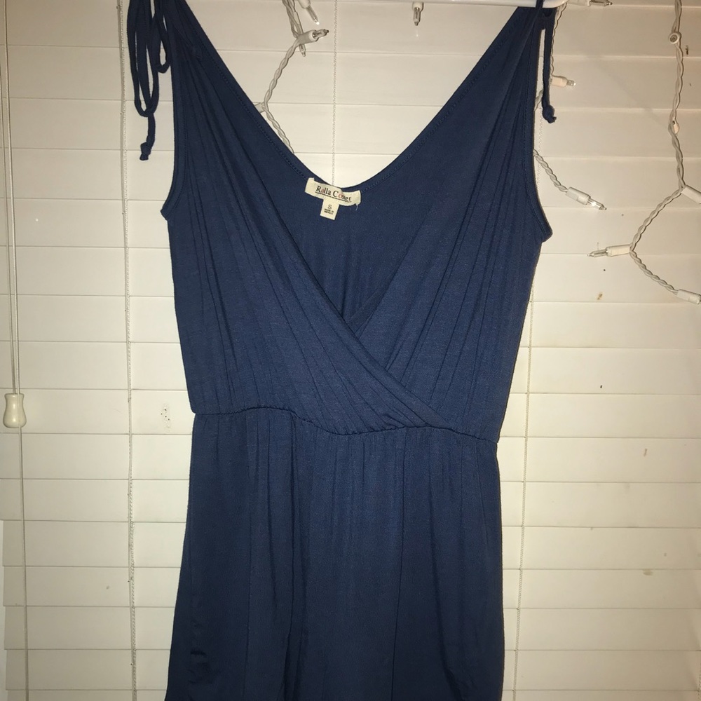 Navy Blue Romper